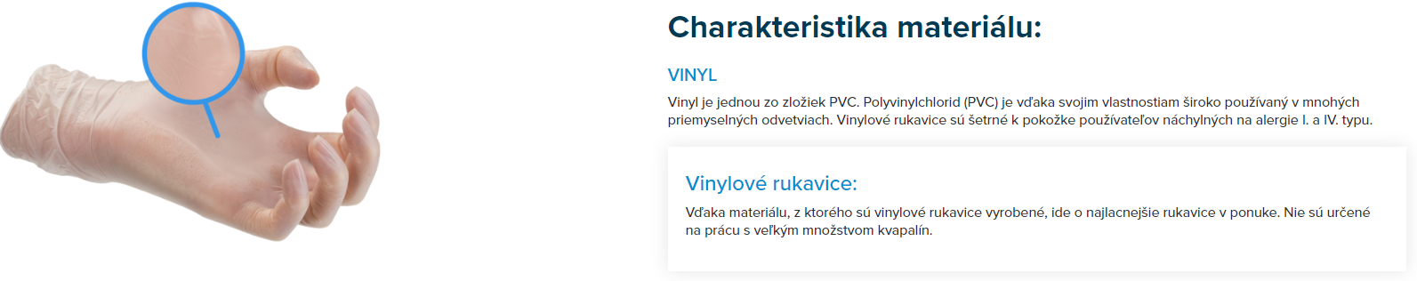 SK Vinyl materiál